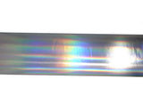 Roll of iridescent PVC in silver
