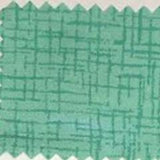 Teal sketched cross-hatch swatch of printed cotton fabric