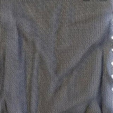 Swatch of sheer fine stretch mesh in Black