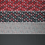Group swatch assorted Flirt themed fabrics in various styles/colours