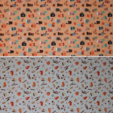 Group swatch I Heart PSL themed fabrics in various styles/colours