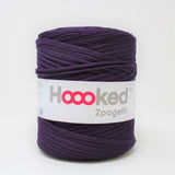 Zpagetti Yarn ball in dark purple shades