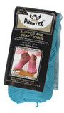 Ball of Phentex Slipper and Craft Yarn in packaging (aqua)