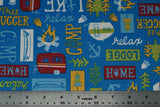 Loving Camp Life - 44/45" - 100% Cotton
