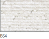 Swatch of Baby Shimmer DK yarn in shade BS4 (white shade with white shimmer flecks)