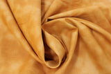 Swirled swatch calico fabric in orange