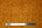 Flat swatch calico fabric in orange