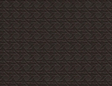 Brown swatch of textured vinyl reminiscent of hexagonal weave wicker texture