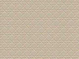 Buttermilk (off-white) swatch of textured vinyl reminiscent of hexagonal weave wicker texture