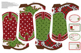 Project panel "Cowboy Stocking" from the Howdy Christmas collection