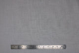 Flat swatch white sheer fabric with subtle cross hatch effect