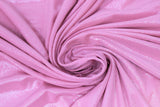 Swirled swatch pink crystal fabric (light pink fabric with sparkle effect)