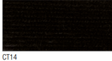 Swatch of Crafter DK yarn in shade CT14 (black)