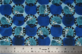 Print "Curled Up Lemurs" from the Madagascar Adventure collection, with ruler added for scale.