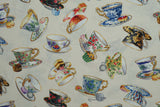 Fancy Tea - 44/45" - 100% Cotton