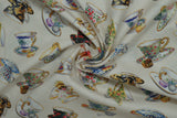Fancy Tea - 44/45" - 100% Cotton