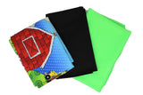 Funny farm play mat/wall hanging DIY Kit contents: multi fabrics (plastic bag with fabric contents)
