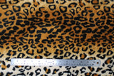 Flat swatch assorted faux fur in leopard