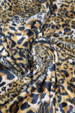 Swirled swatch assorted faux fur in jaguar