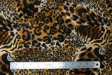 Flat swatch assorted faux fur in jaguar