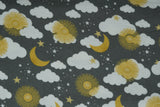 Stay Wild Moon Child - 44/45" - 100% Cotton Flannel