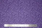 Flat swatch hydrangea themed fabric in Small Purple Hydrangeas