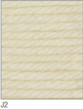 Swatch of Amazon Super Chunky yarn in shade J2 (off white)