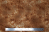 Flat swatch marbled solid fabric in brown