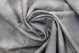 Swirled swatch marbled solid fabric in black