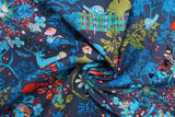 Print "Prairie" from the Land Art collection, twisted to show drape and texture.
