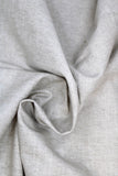 Swirled swatch slubbed linen in oatmeal