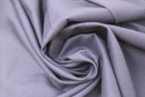 Swirled swatch of cotton solid in indigo blue
