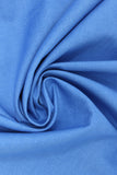 Swirled swatch of cotton solid in royal