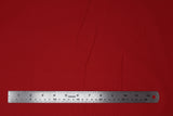 Flat swatch of cotton solid in red