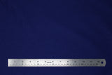 Flat swatch of cotton solid in deep blue