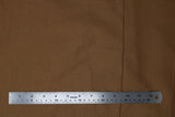 Flat swatch of cotton solid in bronze (brown)