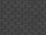 Square swatch textured vinyl (striped texture with vertical rectangle solid blocks) in shade charcoal (grey)