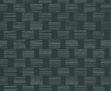 Square swatch textured vinyl (striped texture with vertical rectangle solid blocks) in shade green (pale dark green)