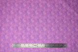 Flat swatch purple blush fabric (pale light to dark purples in a marbled colour pattern)