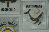 Stay Wild Moon Child - 44/45" - 100% Cotton Flannel