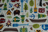 Loving Camp Life - 44/45" - 100% Cotton