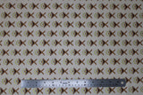 Flat swatch Oh Holy Night themed Christmas fabric in Mangers on Off-White