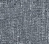 Square swatch weathered look polyester fabric in faded medium blue shade