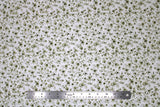 Flat swatch fabric in Green Flowers