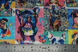 Dogs in the City - 44/45" - 100% Cotton