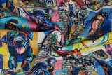 Dogs in the City - 44/45" - 100% Cotton
