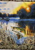 Full swatch of fishing panel in fishing panel