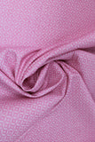 Swirled swatch tiled print fabric in paiges passion (pink/purple)
