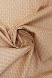 Swirled swatch tiled print fabric in forest owl (neutral)