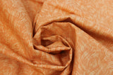 Swirled swatch fabric in Impressions Moire (orange)